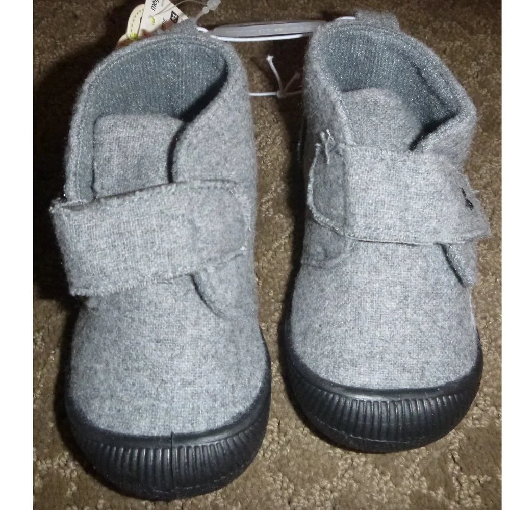 Baby Boys First Steps Pre-Walker Woven Shoes Booties Size 4 (9/12  months) NWT